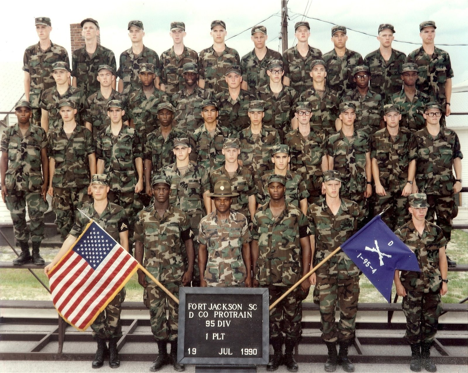 Ed Mooers during his Army service, 1990