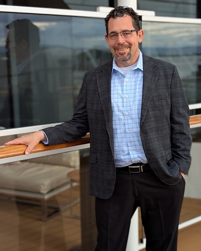 Ed Mooers in a relaxed professional setting